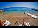Apartments Knez 1 - 50 m from beach: A3(4) Podstrana - Riviera Split  - beach
