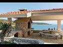 Holiday home Slobodna - 20 from beach; H(4) Cove Ljubljeva (Vinisce) - Riviera Trogir  - Croatia - fireplace