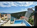 Apartments Sretan A1-Rogač(5+1), A2-Višnja(4+1), A3-Kiwi(2+1) Cove Ljubljeva (Vinisce) - Riviera Trogir  - Croatia - view