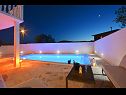 Apartments Zeljko - with pool : A1(6+2) Marina - Riviera Trogir  - swimming pool