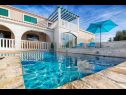 Holiday home Stone&Olive - with pool: H(5+1) Marina - Riviera Trogir  - Croatia - H(5+1): swimming pool