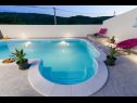 Holiday home Mario - with pool H(5+2) Marina - Riviera Trogir  - Croatia - swimming pool (house and surroundings)