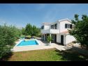 Holiday home Viki - with heated pool: H(6+1) Plano - Riviera Trogir  - Croatia - house