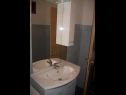Apartments Luka - pet friendly A1(4+2) Seget Donji - Riviera Trogir  - Apartment - A1(4+2): bathroom with toilet