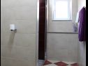 Apartments Milka - 100m from the sea A1(4), A2(2+1) Seget Donji - Riviera Trogir  - Apartment - A1(4): bathroom with toilet