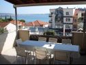 Apartments Milka - 100m from the sea A1(4), A2(2+1) Seget Donji - Riviera Trogir  - Apartment - A1(4): common terrace