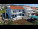 Apartments Kati - garden: A1(4), A2(2+1) Seget Donji - Riviera Trogir  - house