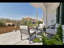 Apartments Kati - garden: A1(4), A2(2+1) Seget Donji - Riviera Trogir  - courtyard