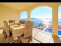 Holiday home Ante - 6m from the sea H(8+1) Seget Vranjica - Riviera Trogir  - Croatia - H(8+1): terrace