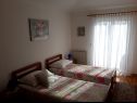Apartments Vesna - 40 m from pebble beach: A1(4+1), A2(4), A3(4+1) Seget Vranjica - Riviera Trogir  - Apartment - A1(4+1): bedroom