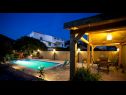 Apartments Ani - with pool and hot tub: A1(7), SA1 Zapadni(2), A2 Sjeverni(2), A3 Juzni(5) Seget Vranjica - Riviera Trogir  - Studio apartment - SA1 Zapadni(2): swimming pool (house and surroundings)