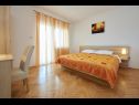 Apartments Mare - 30 m from pebble beach: SA1(2), SA2(2), A3(4+1), A4(4+1), A5(8) Seget Vranjica - Riviera Trogir  - Apartment - A5(8): bedroom