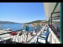 Apartments Snježa - 20 m from the sea : A1(9), A2(6+2) Seget Vranjica - Riviera Trogir  - sea view