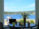 Apartments Tih - 20 m from sea: A1 Ruzmarin(2+2), A2 Maslina(2+2) Sevid - Riviera Trogir  - Apartment - A1 Ruzmarin(2+2): view (house and surroundings)