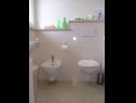 Apartments Tih - 20 m from sea: A1 Ruzmarin(2+2), A2 Maslina(2+2) Sevid - Riviera Trogir  - Apartment - A1 Ruzmarin(2+2): bathroom with toilet