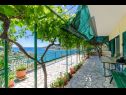 Apartments Bosiljka - by the sea: A1(5), A2(5), SA3(2) Sevid - Riviera Trogir  - terrace