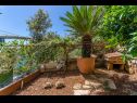 Apartments Bosiljka - by the sea: A1(5), A2(5), SA3(2) Sevid - Riviera Trogir  - garden