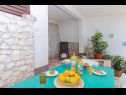 Apartments Bosiljka - by the sea: A1(5), A2(5), SA3(2) Sevid - Riviera Trogir  - Apartment - A1(5): terrace
