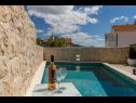 Holiday home Goldie - 30 m from beach: H(8+1) Sevid - Riviera Trogir  - Croatia - swimming pool