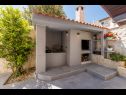 Holiday home Goldie - 30 m from beach: H(8+1) Sevid - Riviera Trogir  - Croatia - fireplace