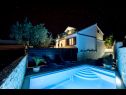 Holiday home Goldie - 30 m from beach: H(8+1) Sevid - Riviera Trogir  - Croatia - swimming pool