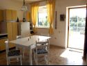 Apartments Jak - 10m from the sea: A(4+2) Sevid - Riviera Trogir  - Apartment - A(4+2): kitchen and dining room