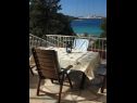 Apartments Jak - 10m from the sea: A(4+2) Sevid - Riviera Trogir  - Apartment - A(4+2): sea view