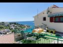 Apartments Bosiljka - by the sea: A1(5), A2(5), SA3(2) Sevid - Riviera Trogir  - Studio apartment - SA3(2): terrace view