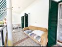 Apartments Kaza - 50m from the beach with parking: A1(2), A2(2), A3(6) Trogir - Riviera Trogir  - Apartment - A3(6): balcony