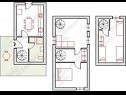 Apartments Irvin - sweet apartment : A1(5) Trogir - Riviera Trogir  - Apartment - A1(5): floor plan