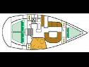 Sailing boat - Oceanis 361 (code:WPO13) - Trogir - Riviera Trogir  - Croatia - Oceanis 361 (code:WPO13): 