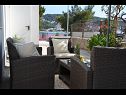 Apartments Marin1 - near pebble beach: A1(2+2), A2(2+2) Trogir - Riviera Trogir  - garden terrace