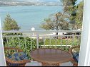 Apartments Sanda - 10 M from the beach : A1(6+1), A2(6+1) Trogir - Riviera Trogir  - Apartment - A1(6+1): terrace