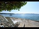 Apartments Mihaela - sea view : A1(5+1), A2(4), SA3(2) Trogir - Riviera Trogir  - beach
