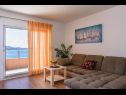 Apartments Maša - modern sea view apartment: A1(4+1) Trogir - Riviera Trogir  - Apartment - A1(4+1): living room