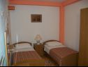 Apartments and rooms Jare - in old town R1 zelena(2), A2 gornji (2+2) Trogir - Riviera Trogir  - bedroom
