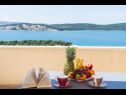 Apartments Tom - panoramic sea view: A1(6) Trogir - Riviera Trogir  - terrace