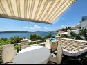 Apartments Mihaela - sea view : A1(5+1), A2(4), SA3(2) Trogir - Riviera Trogir  - Apartment - A2(4): terrace