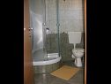 Apartments Antonija - jacuzzi and fitness SA1(2), A2(2+2), SA3(2+1), A4(2+2) Vinisce - Riviera Trogir  - Studio apartment - SA3(2+1): bathroom with toilet