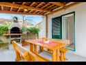 Holiday home Dinko - 20 m from sea: H(4+1) Vinisce - Riviera Trogir  - Croatia - fireplace