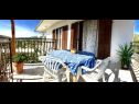 Apartments Ivo - barbecue: A1(2+1), A2(2+1) Vinisce - Riviera Trogir  - Apartment - A2(2+1): terrace