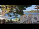 Apartments Natad - sea view : A1(4) Vinisce - Riviera Trogir  - terrace