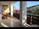 Apartments Ivan  - 15 m from beach: A1(7), SA2(2), A3(2+1) Vinisce - Riviera Trogir  - Apartment - A1(7): terrace