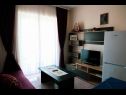 Apartments Novis - close to the sea: A1 Ana (2+1), A2 Lucia (2+1), A3 Maria (2+1), A4 Silvia Maria (4+1), A5 Tina(4+1), A6 Isabell(4+1) Kali - Island Ugljan  - Apartment - A5 Tina(4+1): living room