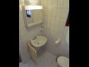 Apartments Nada - 100 m from beach: A1 Lijevi(2), A2 Desni (2), SA4 Mali(2) Kali - Island Ugljan  - Apartment - A1 Lijevi(2): bathroom with toilet