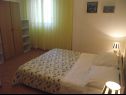 Apartments Mile - next to the sea A1(2+2), A2(2+2), A3(2+2) Kukljica - Island Ugljan  - Apartment - A1(2+2): bedroom
