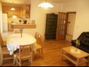 Apartments Zlatko - 100m from the sea A1(4), A2(4), A3(4) Muline - Island Ugljan  - Apartment - A1(4): kitchen and dining room