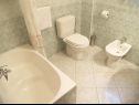 Apartments Zlatko - 100m from the sea A1(4), A2(4), A3(4) Muline - Island Ugljan  - Apartment - A1(4): bathroom with toilet