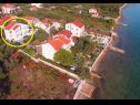 Apartments Edi - 40 m from beach: SA1(3), SA2(2), SA3(3), SA4(2) Poljana - Island Ugljan  - house