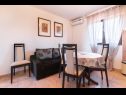 Apartments Tiho - 10m from the beach: SA1 potkrovlje(2+1), A2 1. kat(4+1) Preko - Island Ugljan  - Apartment - A2 1. kat(4+1): dining room